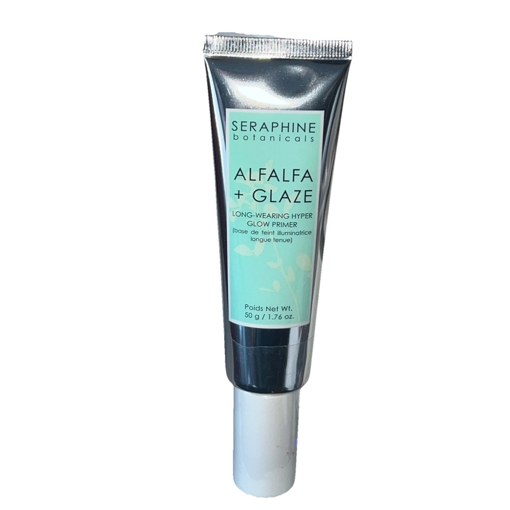 SERAPHINE BOTANICALS Alfalfa + Glaze -Long Wearing Hyper Glow Primer New SEALED